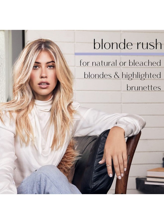 Prive Blonde Rush Shampoo - Purple for Hair No Yellow, Brass Off, Damage Repair, Natural Highlighted Bleached Blondes Smoothing Toning Blue Brassy (8oz) - Image 2