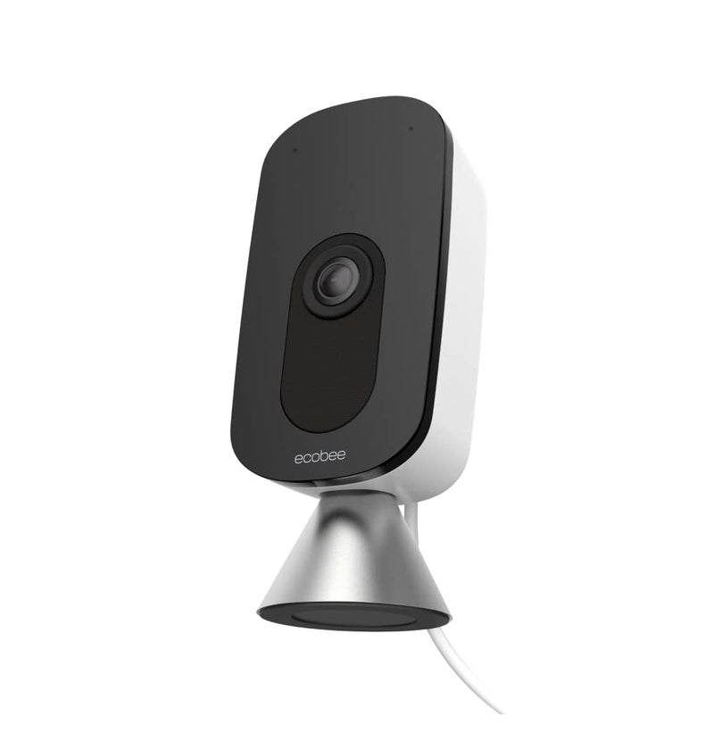 ecobee SmartCamera – Indoor WiFi Security Camera, Smart Home Security System, 1080p HD 180 Degree FOV, Night Vision, 2-Way Audio, Works with Apple HomeKit, Alexa Built In - Image 1