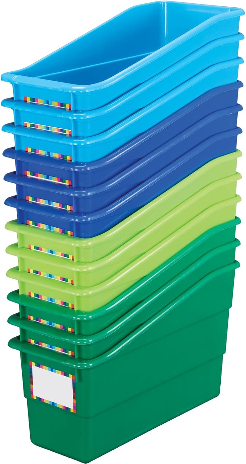 Really Good Stuff Durable Book and Binder Holders - Riverside 12-Pack - Image 1