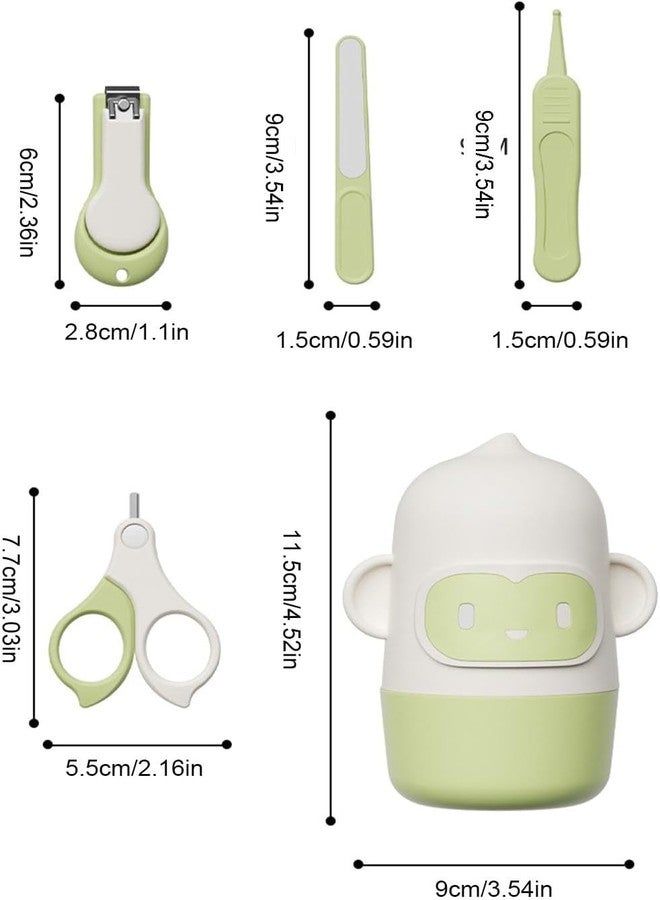 TPGA ENTERPRISE Nail Kit for Babies - 4-in-1 Nail Kit - Easy to Grip Nail Care Kit, Safe Includes Cute Case Nail Clippers, Scissors, Nail File and Tweezers for Gentle - Image 5