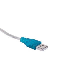 PROMASS USB to RS232 Serial Port 9 Pin Serial Port USB Cable Blue/White  - Image 2
