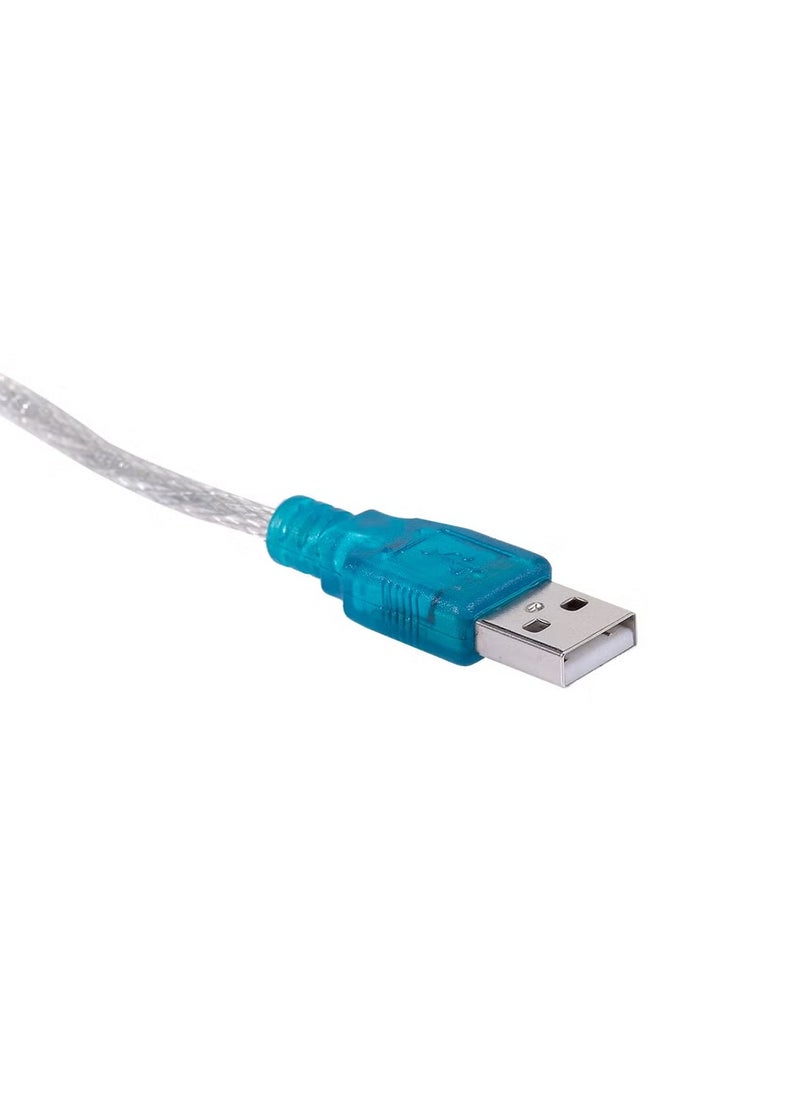 بروماس كابل USB بمنفذ تسلسلي من USB إلى RS232 بمنفذ تسلسلي ذو 9 سنون أزرق/أبيض  - Image 2