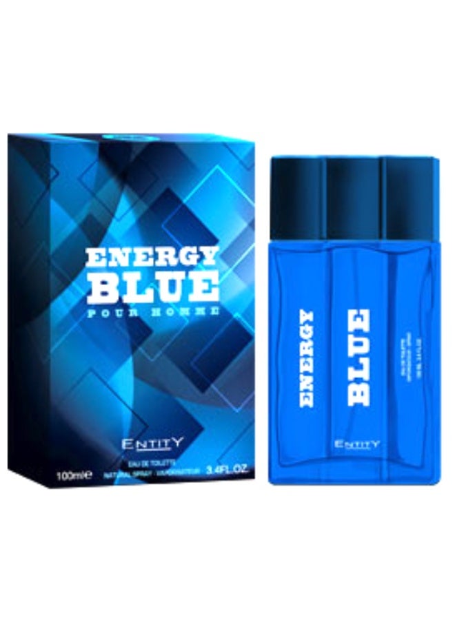 Entity Energy Blue Homme EDT 100ml – Fresh and Clean Men’s Fragrance - Image 2