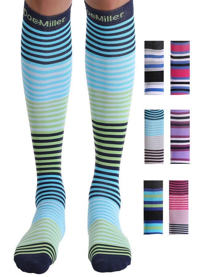 Doc Miller - Compression Socks for Women & Men - 15-20mmHg Knee High, Medical Grade Support, Size X-Large - Best for Sport, Travel, Nurse, Pregnancy, Circulation & Varicose Veins - Neon Green, 1 Pair - Image 1
