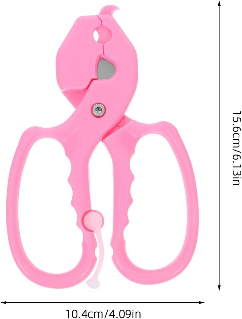 Pruning Shears for Flower Stems and Thorn Removal Tool, Gardening Scissors for Flower Trimming Spring Return, Pink Floral Trimmer for Stem and Branch Cutting in Garden Care - Image 2