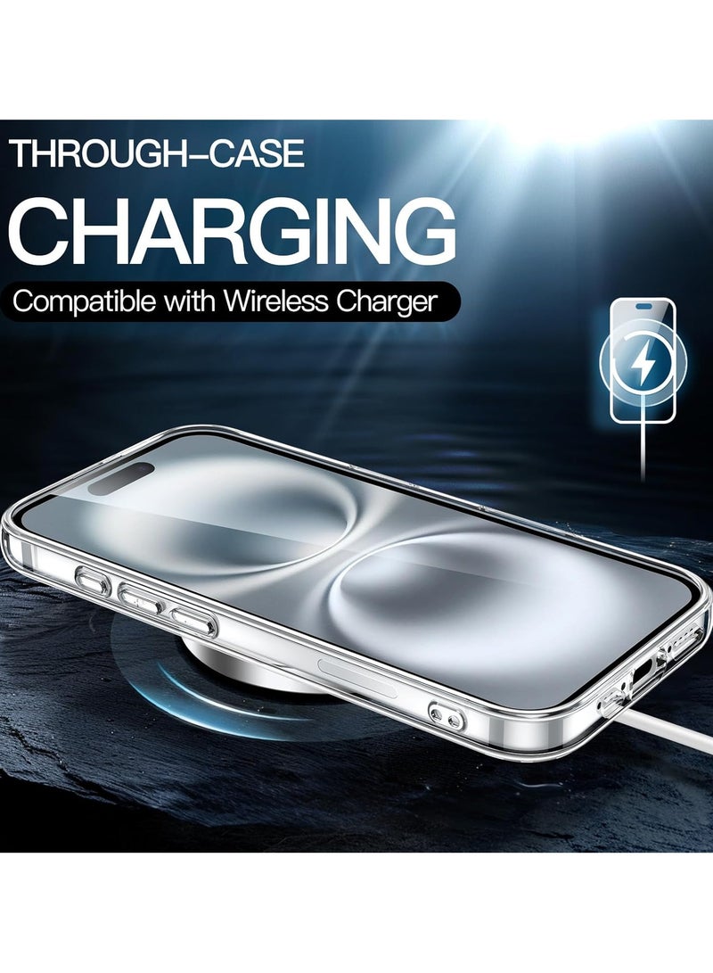 iPhone 16 Case Clear Cover MIL-Grade Protection Revolutionary Crystal Tech Anti-Scratch Air-Guard Corners  Ultra Slim Transparent for iPhone 16 6.1 inch  - Image 5