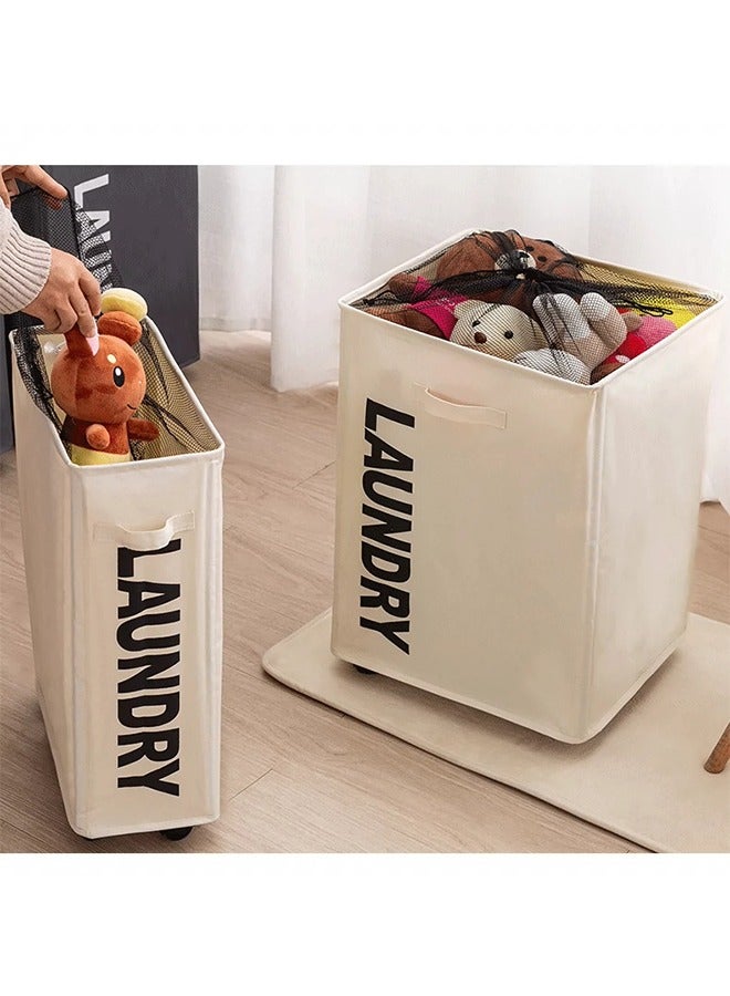 OASIS DESERT Fabric Storage Bucket, Dirty Clothes Basket, Dirty Clothes Storage Basket, Laundry Basket, Household Daily Use0000-- - Image 2