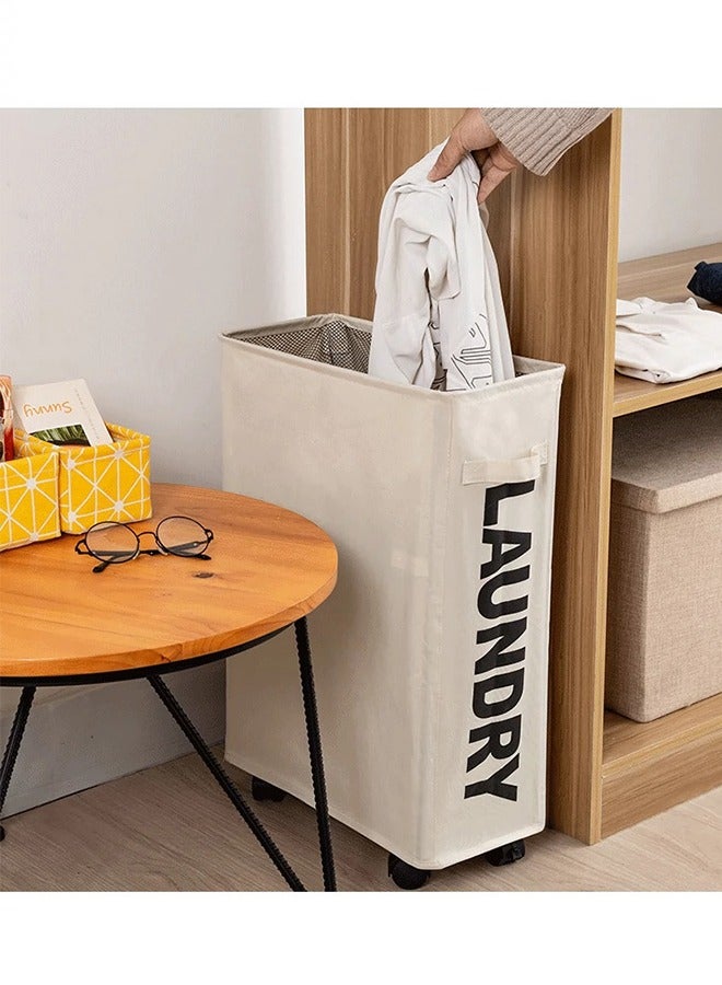 OASIS DESERT Fabric Storage Bucket, Dirty Clothes Basket, Dirty Clothes Storage Basket, Laundry Basket, Household Daily Use0000-- - Image 3