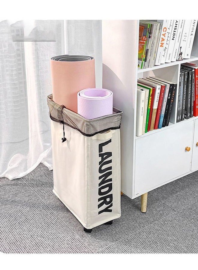 OASIS DESERT Fabric Storage Bucket, Dirty Clothes Basket, Dirty Clothes Storage Basket, Laundry Basket, Household Daily Use0000-- - Image 4