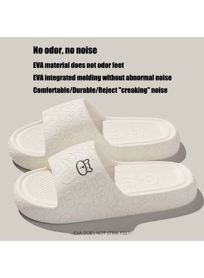 EVA slippers for both men and women, high-end home feel, cool slippers, indoor thick soled, non slip, and odorless foot slippers - Image 4