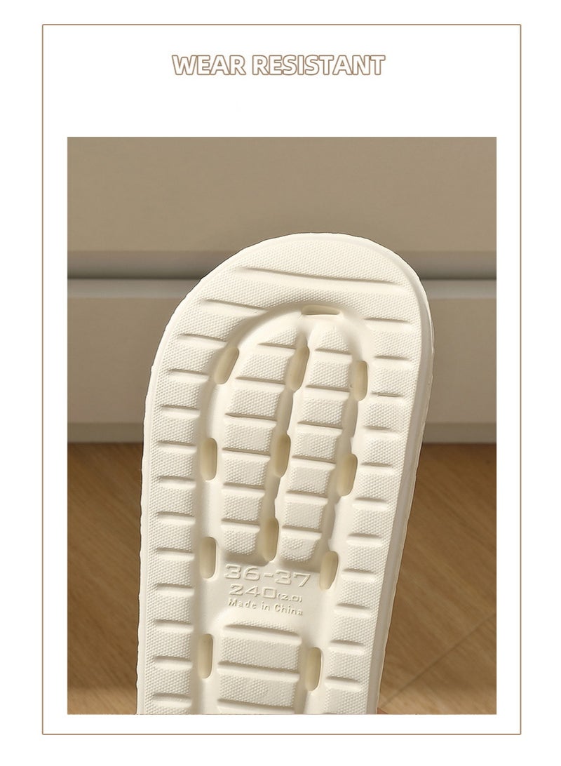 EVA slippers for both men and women, high-end home feel, cool slippers, indoor thick soled, non slip, and odorless foot slippers - Image 5