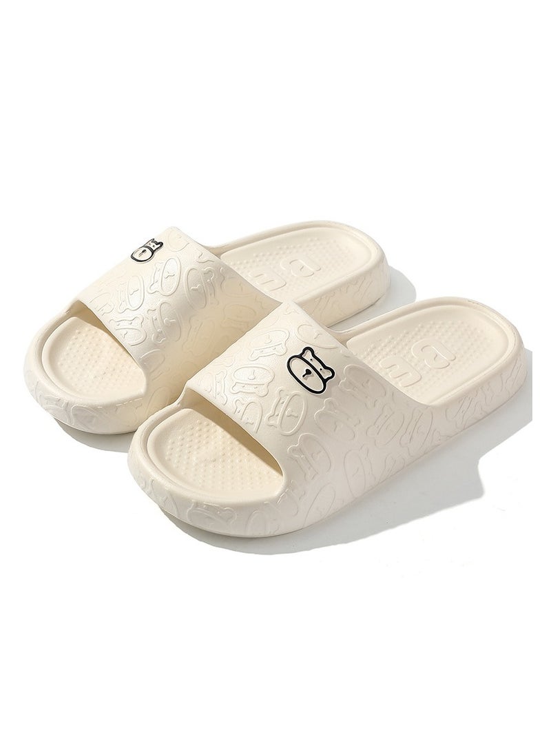 EVA slippers for both men and women, high-end home feel, cool slippers, indoor thick soled, non slip, and odorless foot slippers - Image 1
