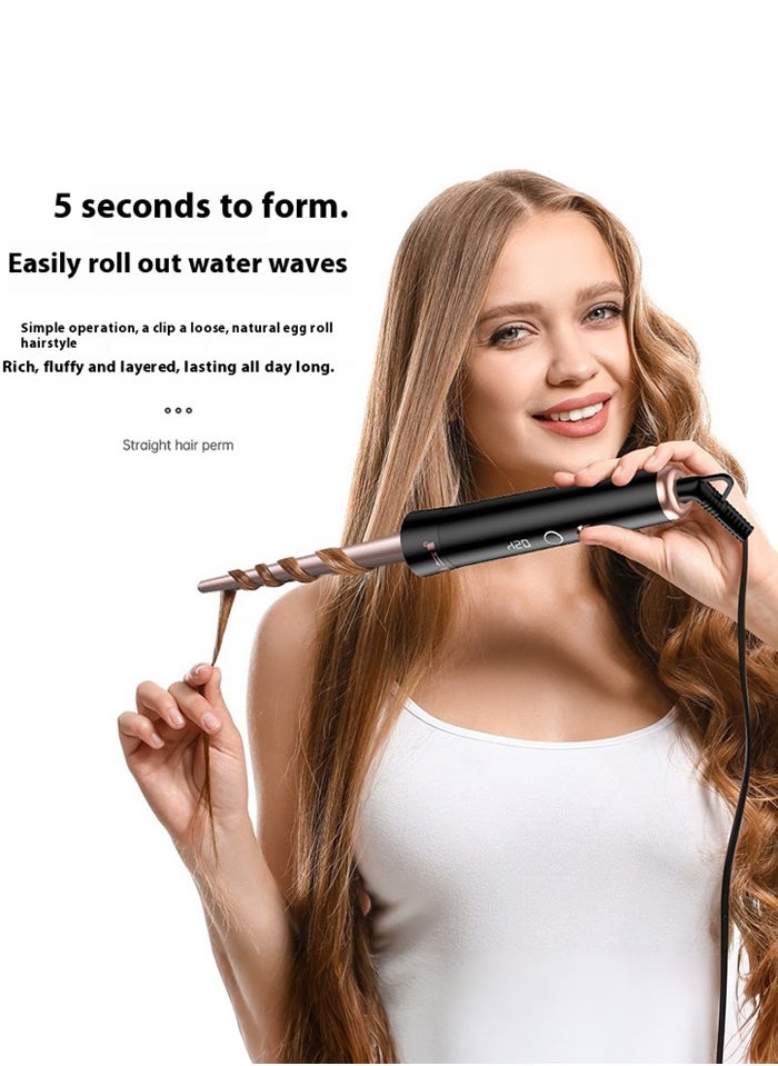 Joshberg - 5 in 1 Hair Curler,Hair Curling Iron,with 5 Interchangeable Curling Wand Ceramic Barrel, and 4 Temperature Adjustments, Ceramic Curling Wand,(19-32mm)Rose Gold - Image 1