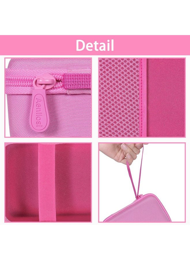 Aenllosi Kids Camera Case for Anchioo/for ESOXOFFORE Instant Print Camera Toys,Kids Selfie Digital Camera Photo Paper & Color Pen Holder (Pink,Case Only)  - Image 3