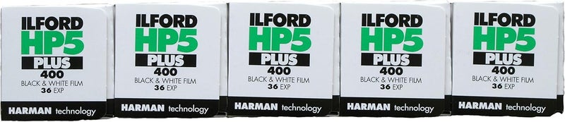 Ilford HP5 Plus 400 Black & White 35mm Film - 5 Rolls of 36 Exposures Each - Image 1