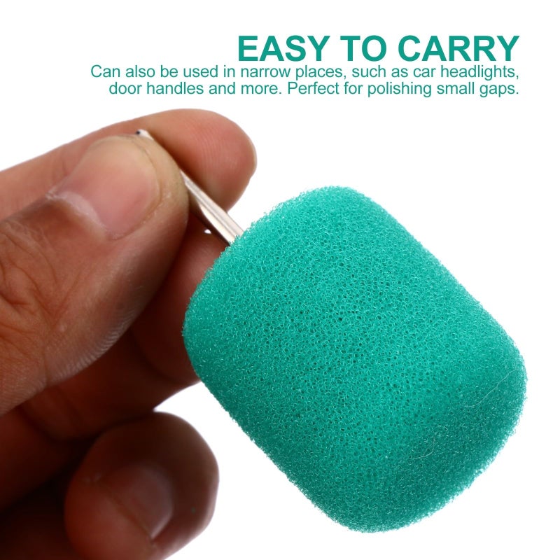 16pcs Multi Size 0.1 1 Inch Car Polishing Buffing Pads Kit Soft Wool Sponge Wheels for Waxing Detailing - Image 4