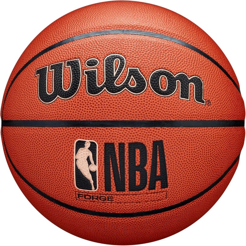 Wilson NBA Forge Indoor/Outdoor Basketball - Available in Size 5, Size 6, and Size 7 - Image 1