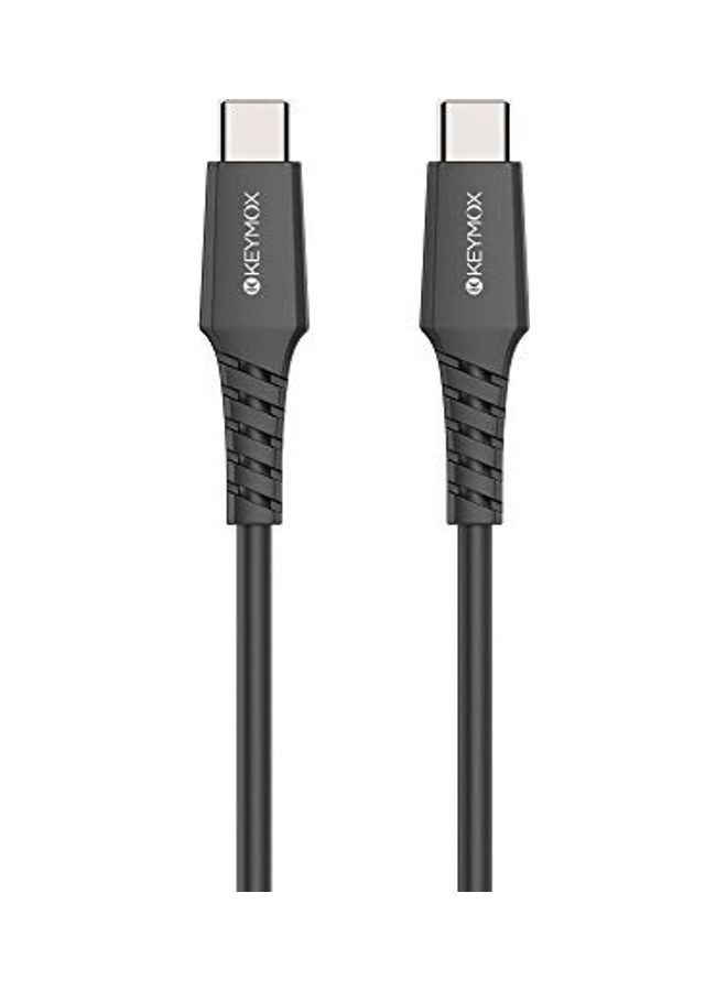 NIBEMINENT Keymox USB-C to 2.0 Charging Cable black - Image 2