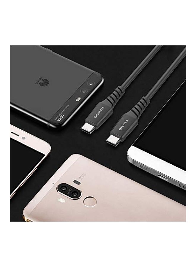 NIBEMINENT Keymox USB-C to 2.0 Charging Cable black - Image 3