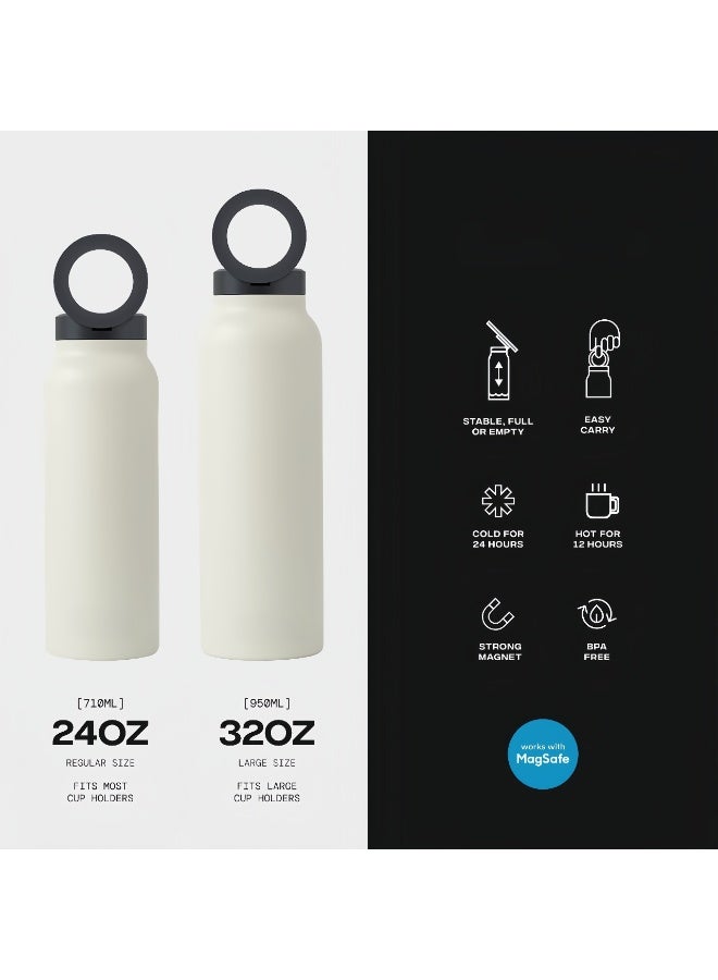 Insulated Tumbler with Magnetic Phone Holder & Adjustable Stand | Portable Vacuum Cup for Travel Vlogging - Image 4
