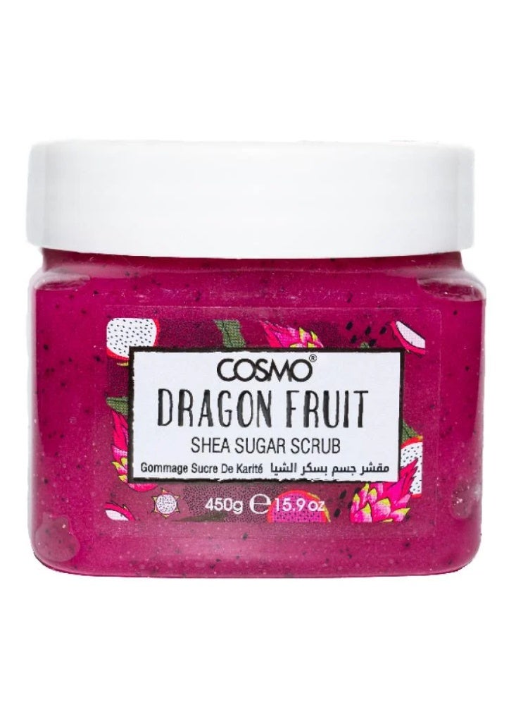 كوزمو مقشر السكر بزبدة الشيا وفاكهة التنين - 450 جرام