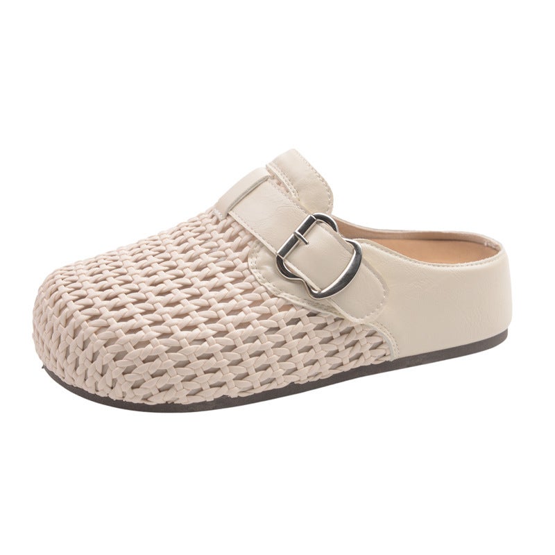 Women's Closed-Toe Mule Sandals with Raised Sole - 2026 Summer - Image 5