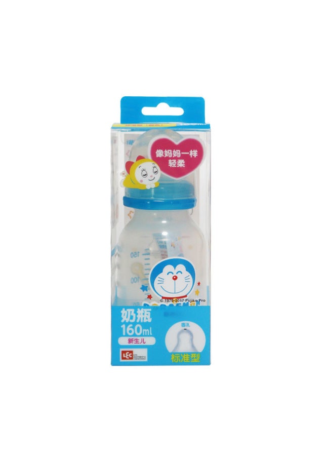 Doraemon Cartoon Feeding Bottle Nipple Pp Anti-flatulence Drop-resistant High Temperature Resistant Big Baby Feeding Bottle Anti-choke Feeding Bottle Drop-resistant