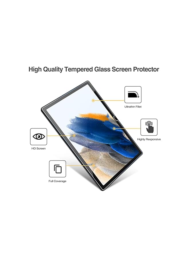 erorex Pack ProCase Galaxy Tab A8 10.5 2022 Screen Protector X200 X205 X207, Tempered Glass Screen Film Guard for 10.5 Inch Samsung Galaxy Tab A8 2022 Release  - Image 3