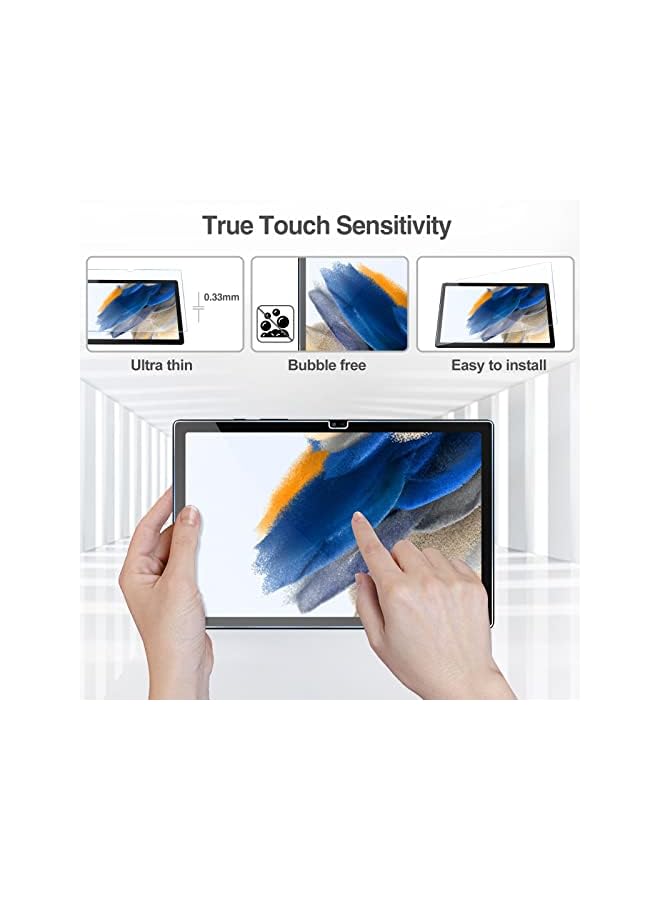 erorex Pack ProCase Galaxy Tab A8 10.5 2022 Screen Protector X200 X205 X207, Tempered Glass Screen Film Guard for 10.5 Inch Samsung Galaxy Tab A8 2022 Release  - Image 5