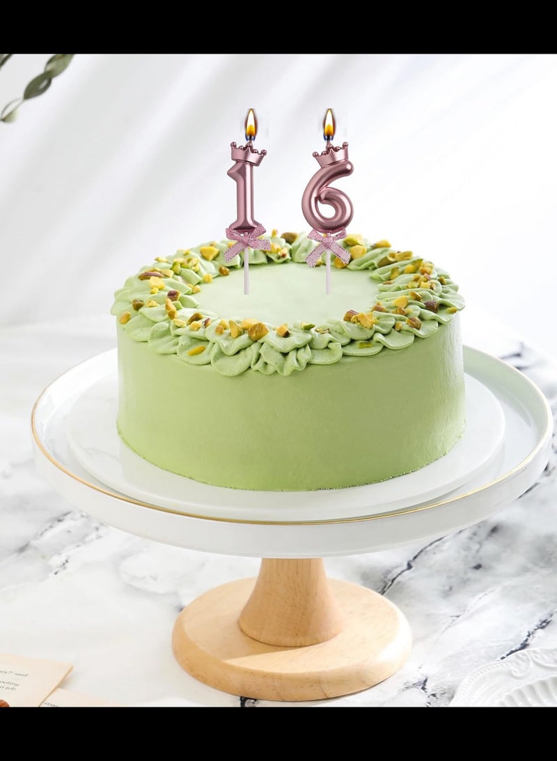 Number Birthday Candles, for Cake Decoration,Birthday,Wedding Anniversary, (Number 6) - Image 4