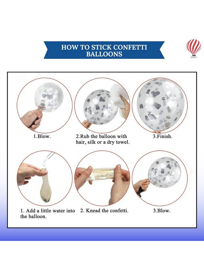 هونج كونج بالونز مجموعة زينة عيد الميلاد الأول باللون الأزرق من HK Balloons، مكونة من 64 قطعة مع ستارة شبكية بيضاء، لاحتفالات عيد ميلاد ذات طابع أزرق للأولاد، وزينة عيد الميلاد الأول - Image 5