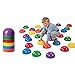 Constructive Playthings Stepping Domes Exercise Stepping Stones for Kids IndoorOutdoor Toys Gross Motor Skills Active Play Stackable Includes Storage Pole 36Pieces Ages 3 Years Older - Image 3