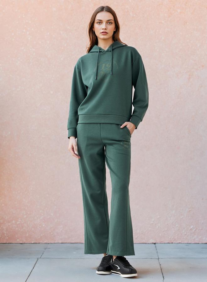 Kappa Women Printed Hooded Sweatshirt - Image 2