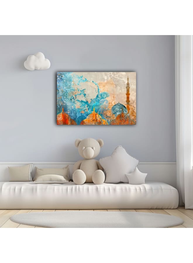 Home Gallery Texture Stone Mosque Background Printed On Canvas Wall Art - Image 1