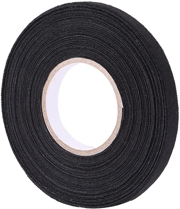 Keenso Felt Tape Automotive, Multipurpose Car Wiring Harness Self Adhesive Anti Squeak Rattle Tape Dash, Black (9mm × 25m) - Image 4