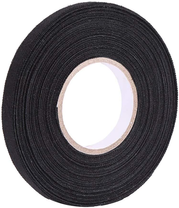 Keenso Felt Tape Automotive, Multipurpose Car Wiring Harness Self Adhesive Anti Squeak Rattle Tape Dash, Black (9mm × 25m) - Image 2