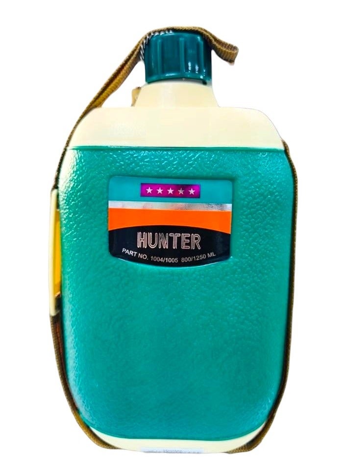 زجاجة مياه للأطفال في المدارس والتخييم والمشي لمسافات طويلة كلاسيكية تحافظ البرودة حتي 6 ساعات تخزن الماء بسعة 1 لتر