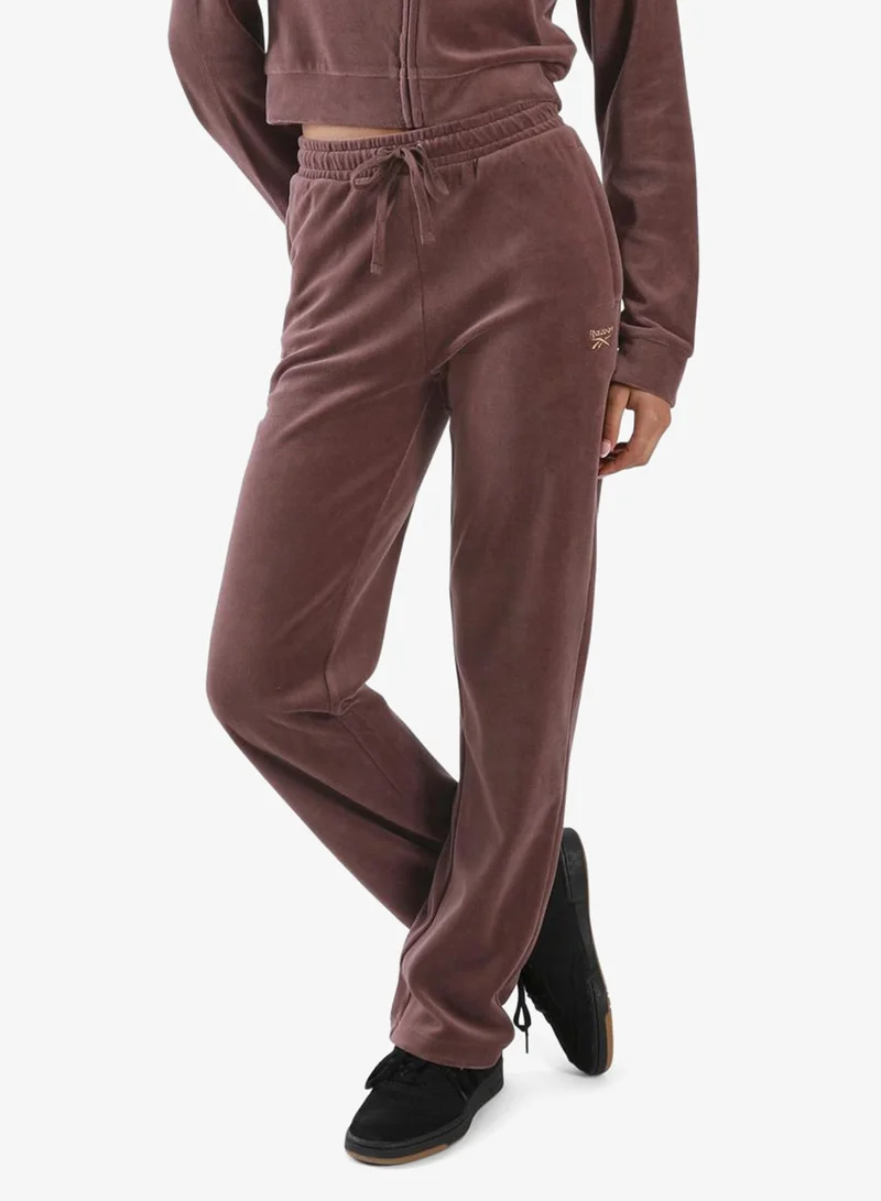 Reebok Elevated Athletic Velour Track Pants