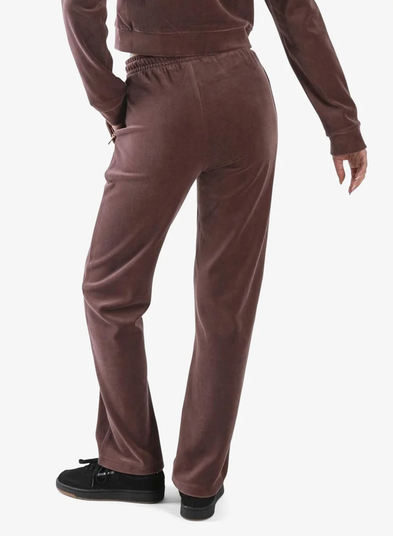 Reebok Elevated Athletic Velour Track Pants