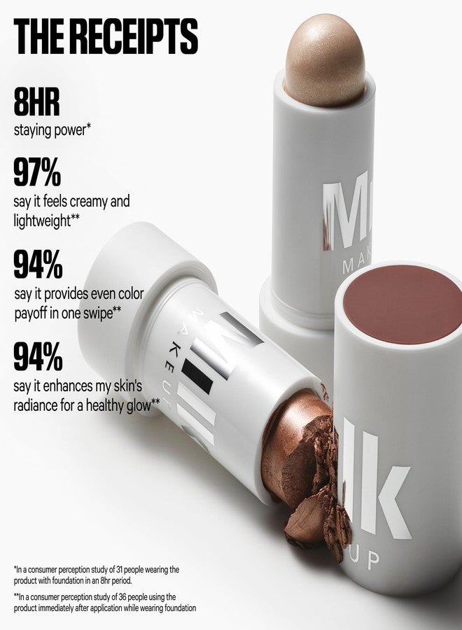 Milk Makeup High Light Highlighter Stick – Lit (Champagne Pearl), 0.28 oz - Image 3