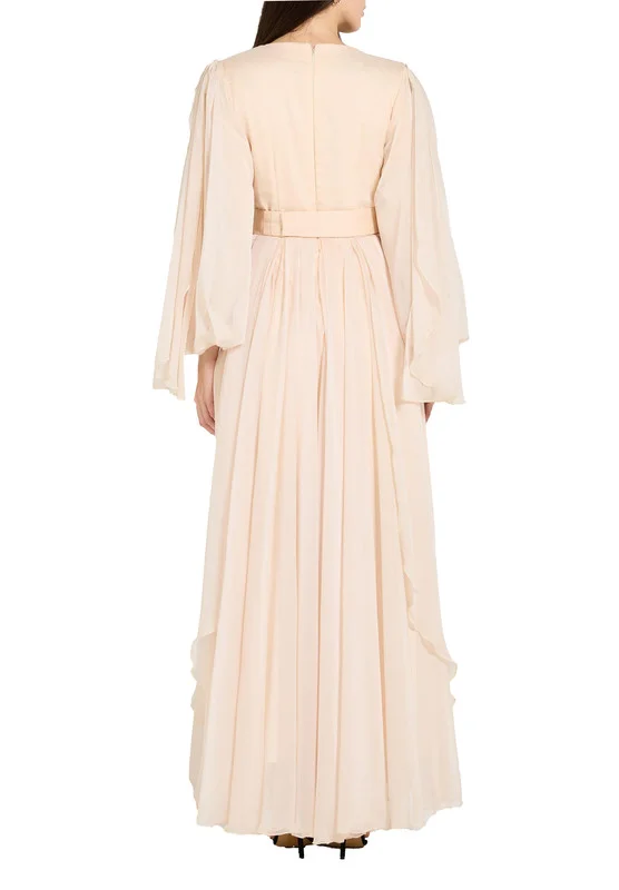 Amri Chiffon Bishop Sleeve Dress