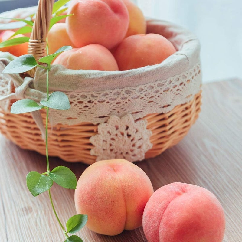 VIOCIWUO Artificial Peach Pendant Fake Fruit Simulation Home Kitchen Party Decorate Lifelike Food Toy Festival Decorations Photo Props - Image 2