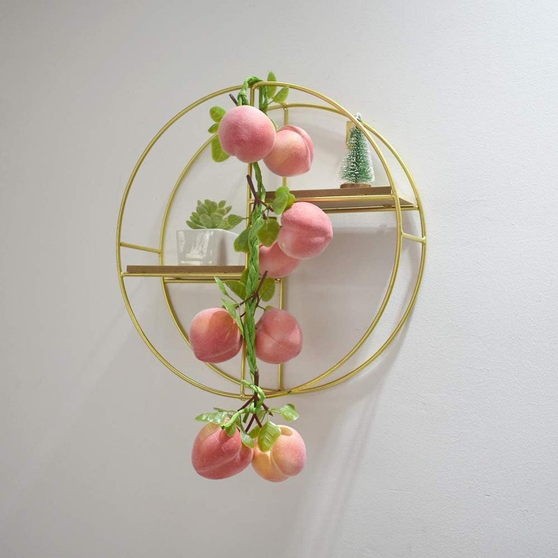 VIOCIWUO Artificial Peach Pendant Fake Fruit Simulation Home Kitchen Party Decorate Lifelike Food Toy Festival Decorations Photo Props - Image 3