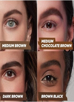 Kosas Kosas Air Brow Tinted Clean Volumizing Eyebrow Gel 3.7g - Dark Brown - Rich Dark Brown Full, Fluffy & Defined Brows  - Image 4