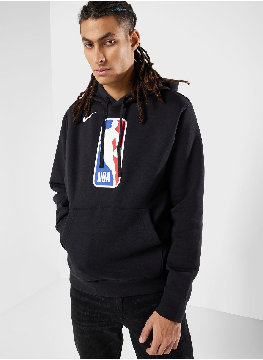 Nike Basketball NBA N31 unisex fleece hoodie in grey