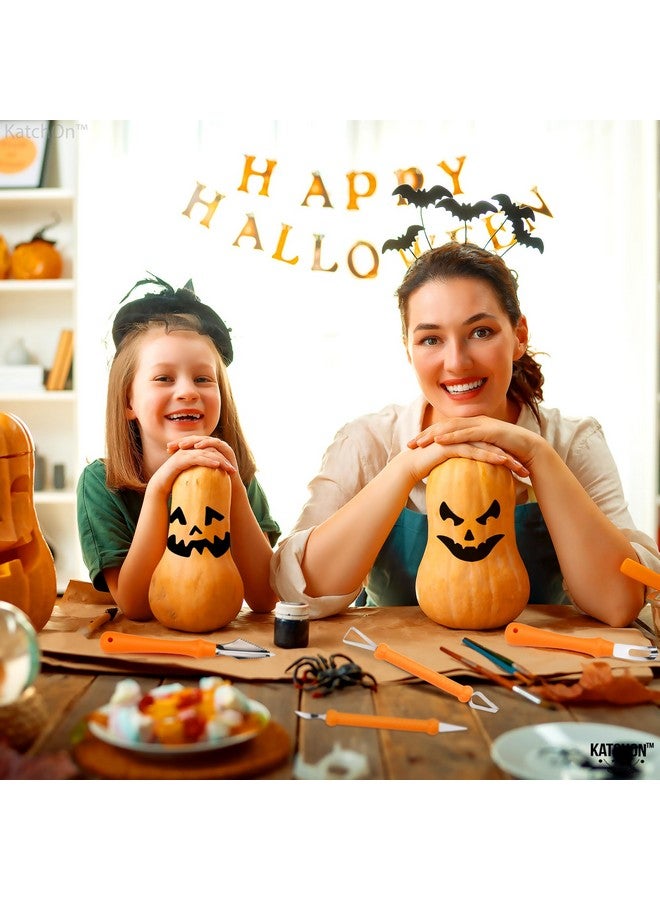 KatchOn, Professional Pumpkin Carving Kits - Pack of 31 | Halloween Pumpkin Carving Tools, 13 Pcs Heavy Duty Stainless Steel | 18 Pcs Pumpkin Carving Stencils for Halloween Decorations Jack-O-Lanterns - Image 4
