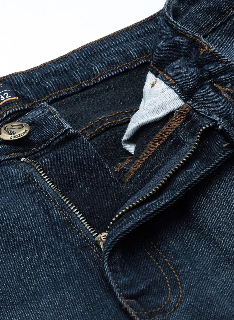 The Indian Garage Co  Men Carrot Fit Solid Mid-Rise Stretchable Jeans for Men | Best Price UAE