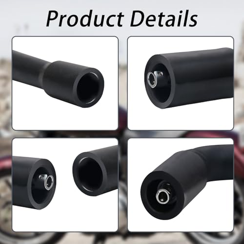 XTPTFABS Red 8mm Spark Plug Wire Set Compatible with Harley-Davidson Sportster XL 883 1200 2007 2008 2009 2010 2011 2012 2013 2014 2015 2016 2017 - Image 5