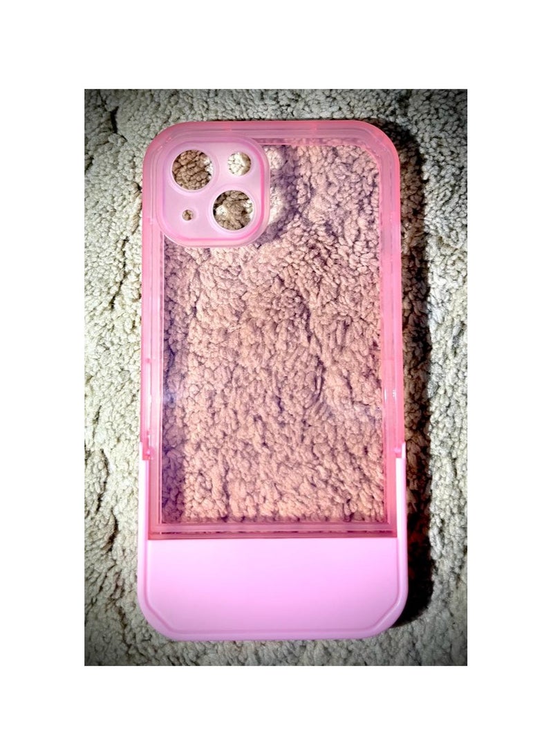 Iphone 14 Pink Case With Kick Unique Stand - Image 2