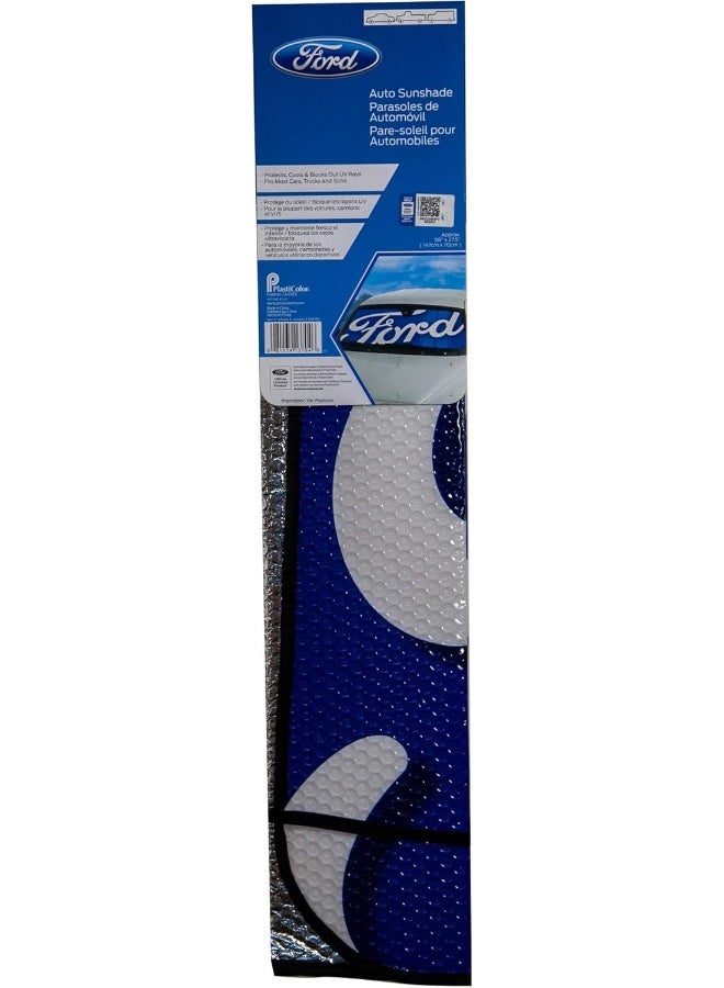 Plasticolor غطاء زجاج أمامي شمسية فورد زرقاء 003704R01 من بلاستيكلور - Image 3